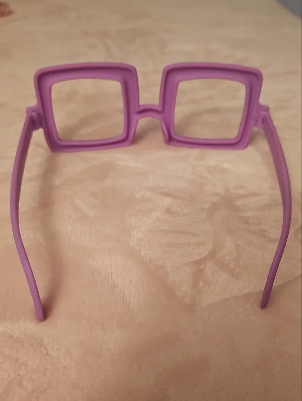 Square Purple Statement Sunglasses